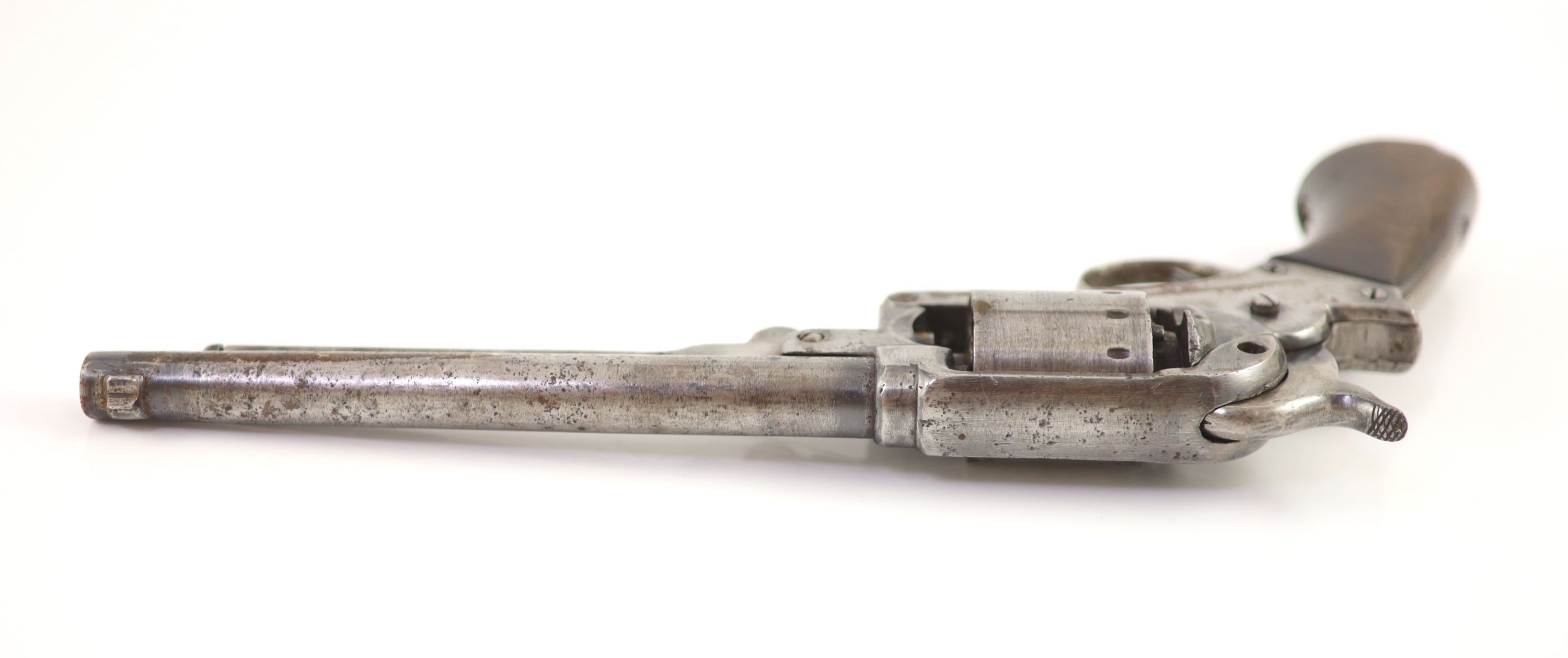 A 19th century Starr Arms Company six shot percussion revolver, length 14in.